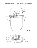 Stretcher pad with child restraint system diagram and image