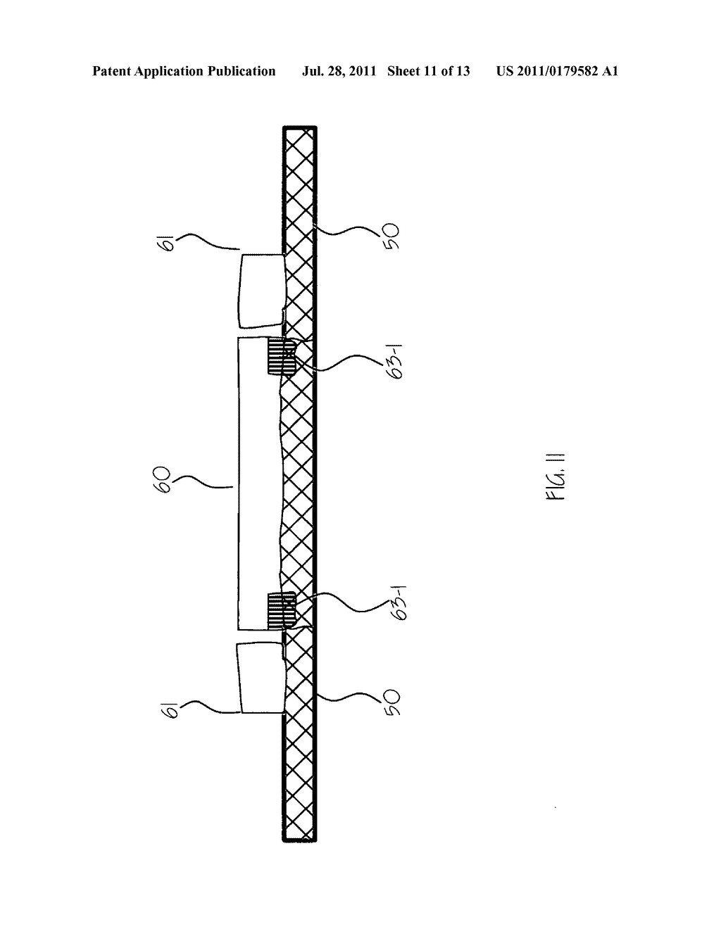 Method of durably and flexibly grafting a delicately decorated fabric to a     cotton clothing such as jeans utilizing stencils - diagram, schematic, and image 12