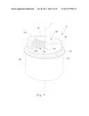 Detergent Dispensing and Pre-Treatment Cap diagram and image