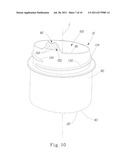 Detergent Dispensing and Pre-Treatment Cap diagram and image