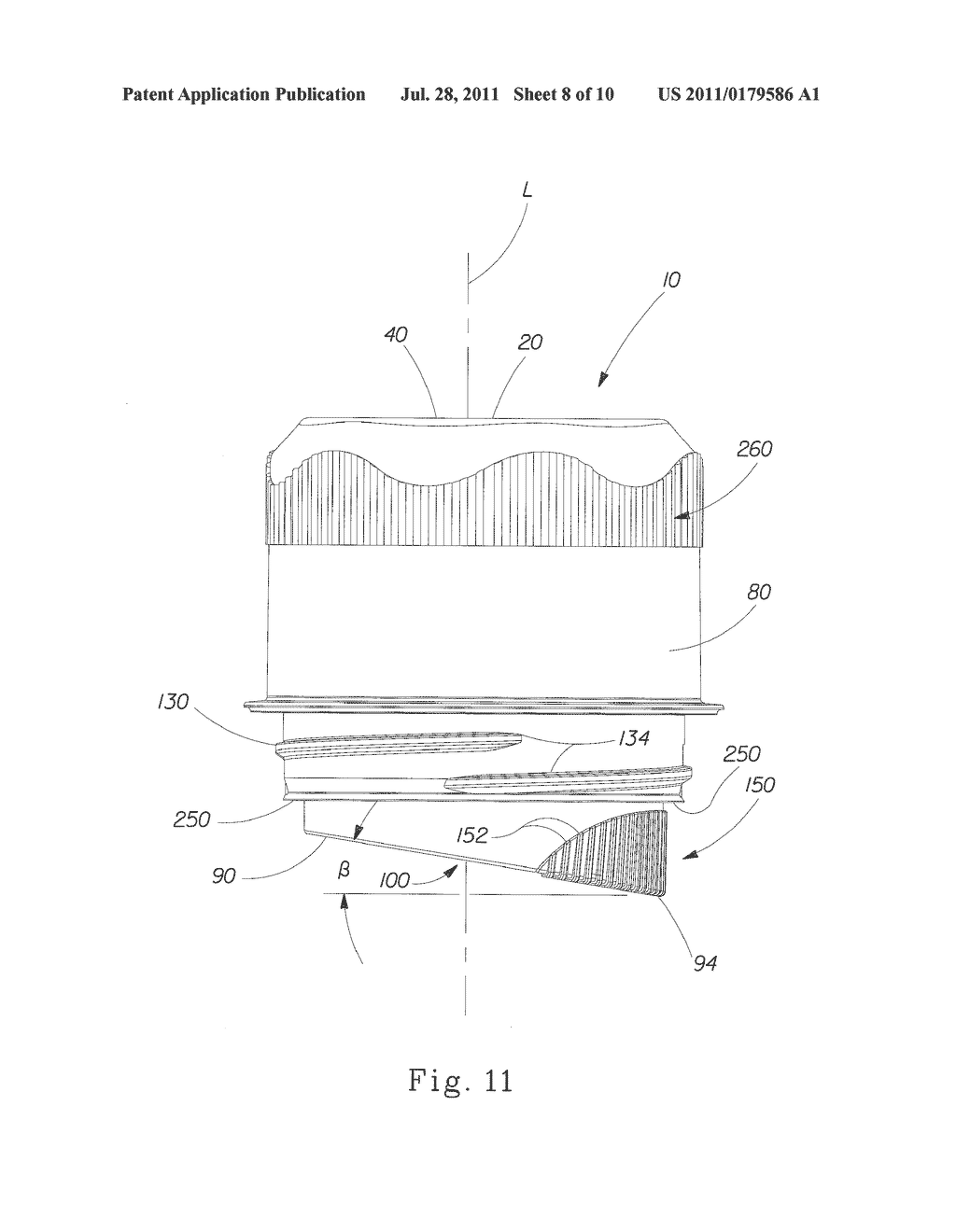 Detergent Dispensing and Pre-Treatment Cap - diagram, schematic, and image 09