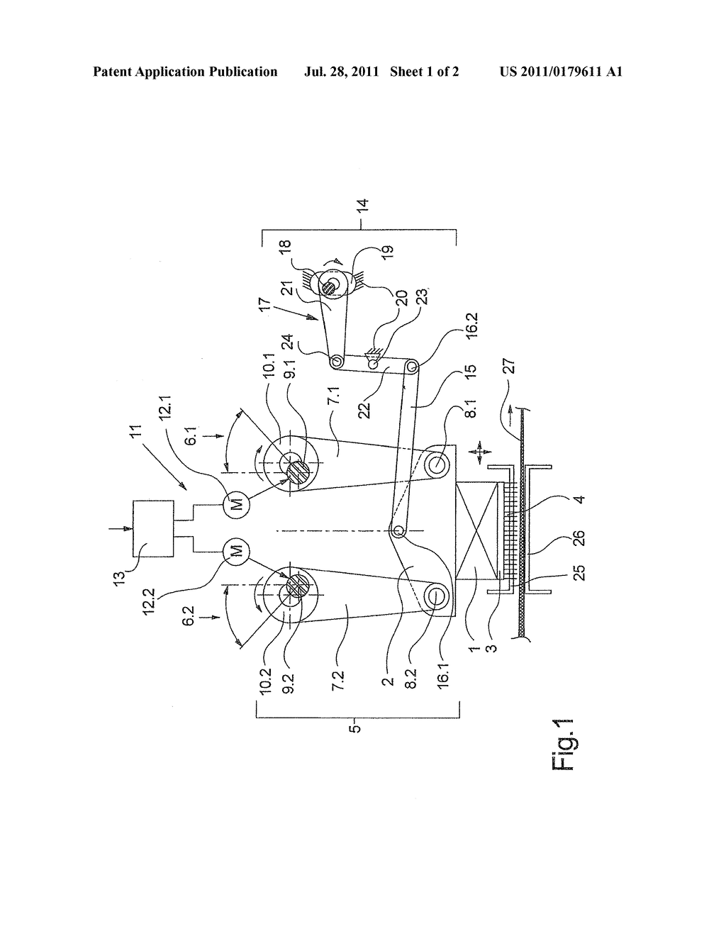 APPARATUS FOR NEEDLING A FIBROUS WEB - diagram, schematic, and image 02