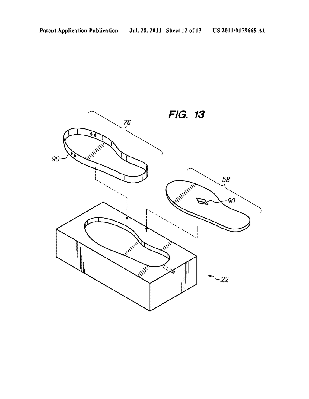 Method and Product for Manufacturing Vulcanized Footwear or Cupsole     Footwear - diagram, schematic, and image 13