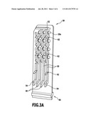 Particle separating device for an aerosol stream diagram and image