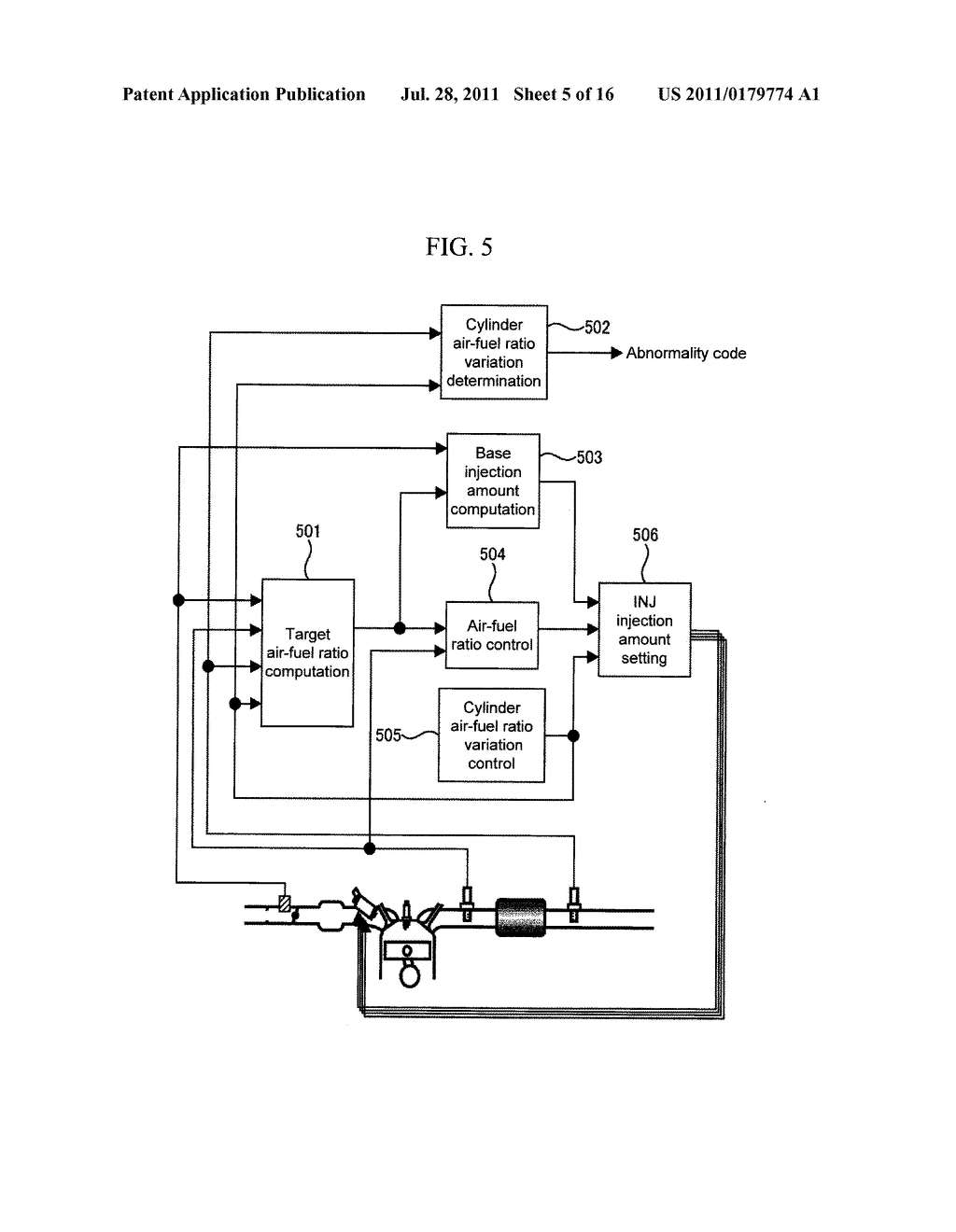 Control Diagnostic Apparatus for Internal Combustion Engine - diagram, schematic, and image 06