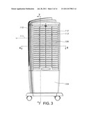 EVAPORATIVE COOLER WITH CENTRIFUGAL FAN diagram and image