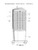 EVAPORATIVE COOLER WITH SUBMERSIBLE PUMP SYSTEM diagram and image