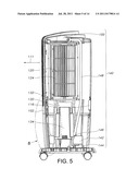 EVAPORATIVE COOLER WITH SUBMERSIBLE PUMP SYSTEM diagram and image