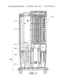 EVAPORATIVE COOLER WITH SUBMERSIBLE PUMP SYSTEM diagram and image