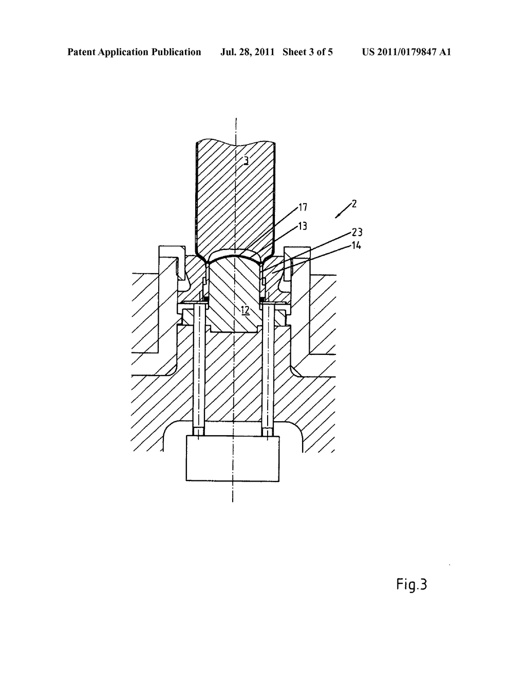 Tool for forming the bottom of cans - diagram, schematic, and image 04