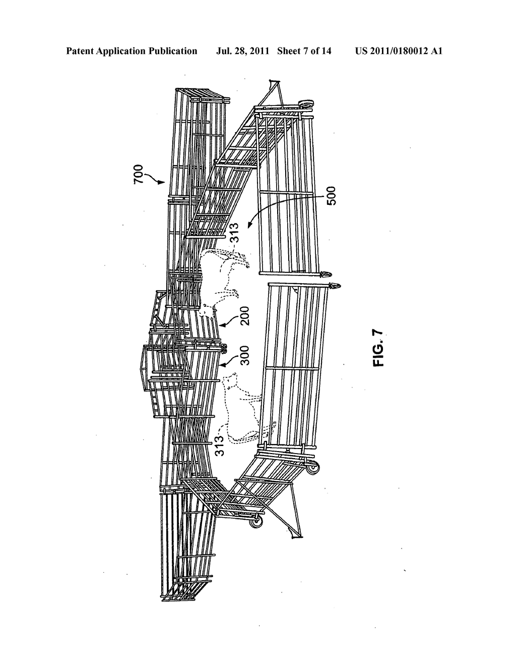 Collapsible portable corral and method - diagram, schematic, and image 08