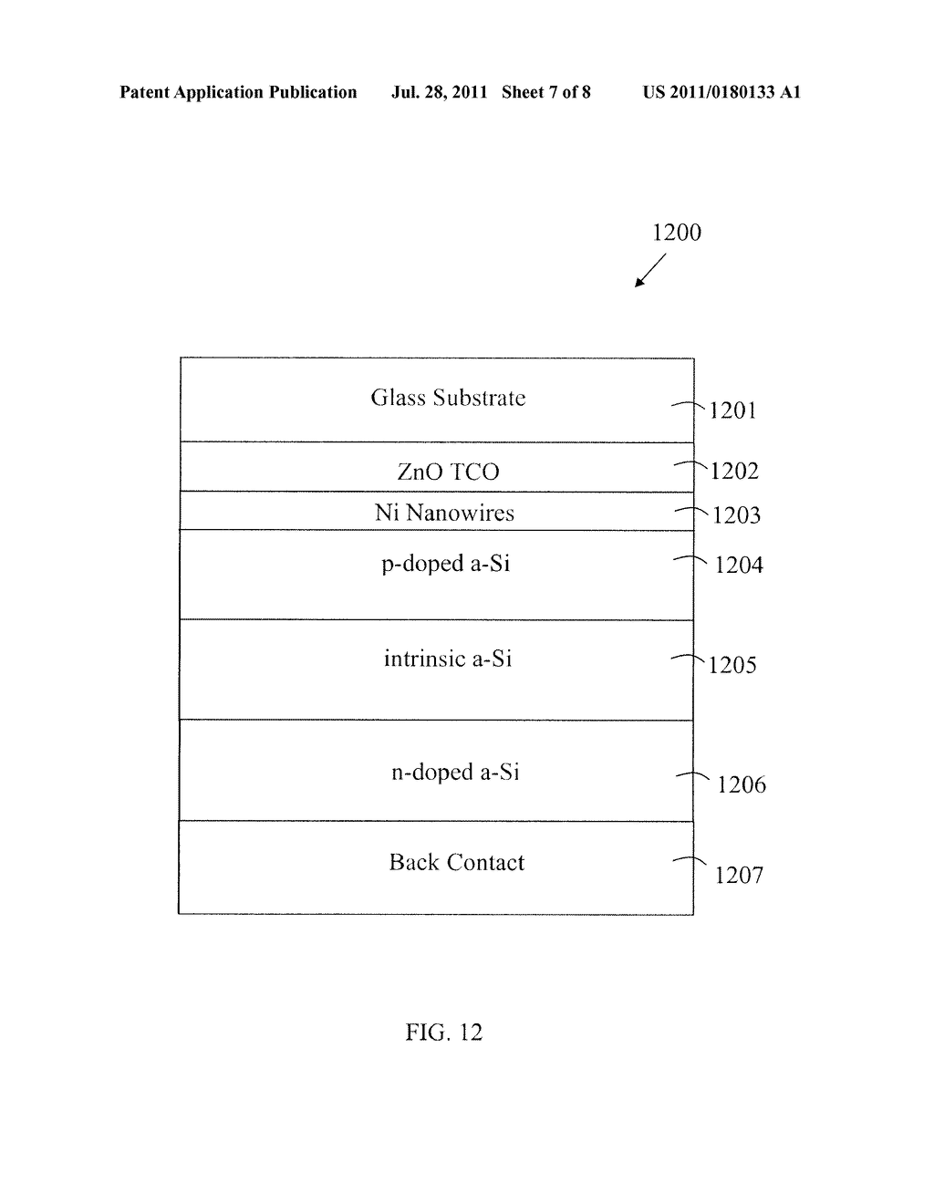 Enhanced Silicon-TCO Interface in Thin Film Silicon Solar Cells Using     Nickel Nanowires - diagram, schematic, and image 08