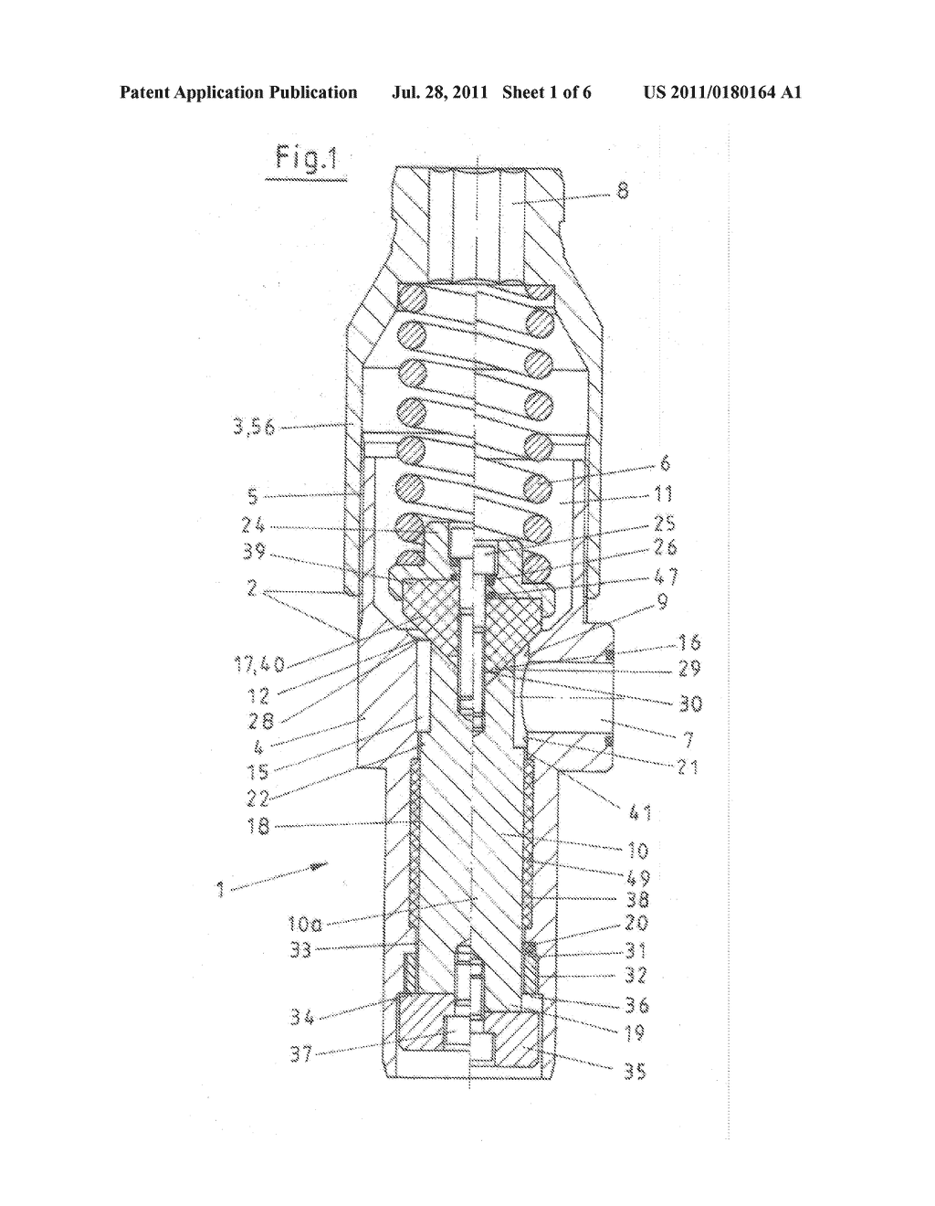 Pressure Relief Valve with a Poppet Valve Seal - diagram, schematic, and image 02