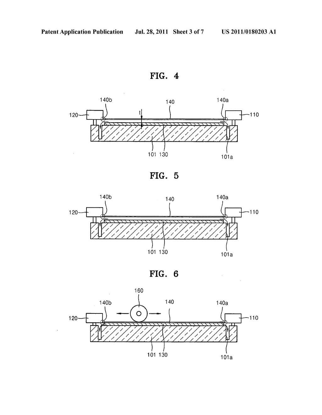 Laser induced thermal imaging apparatus and method of manufacturing     organic light emitting display device using the same - diagram, schematic, and image 04