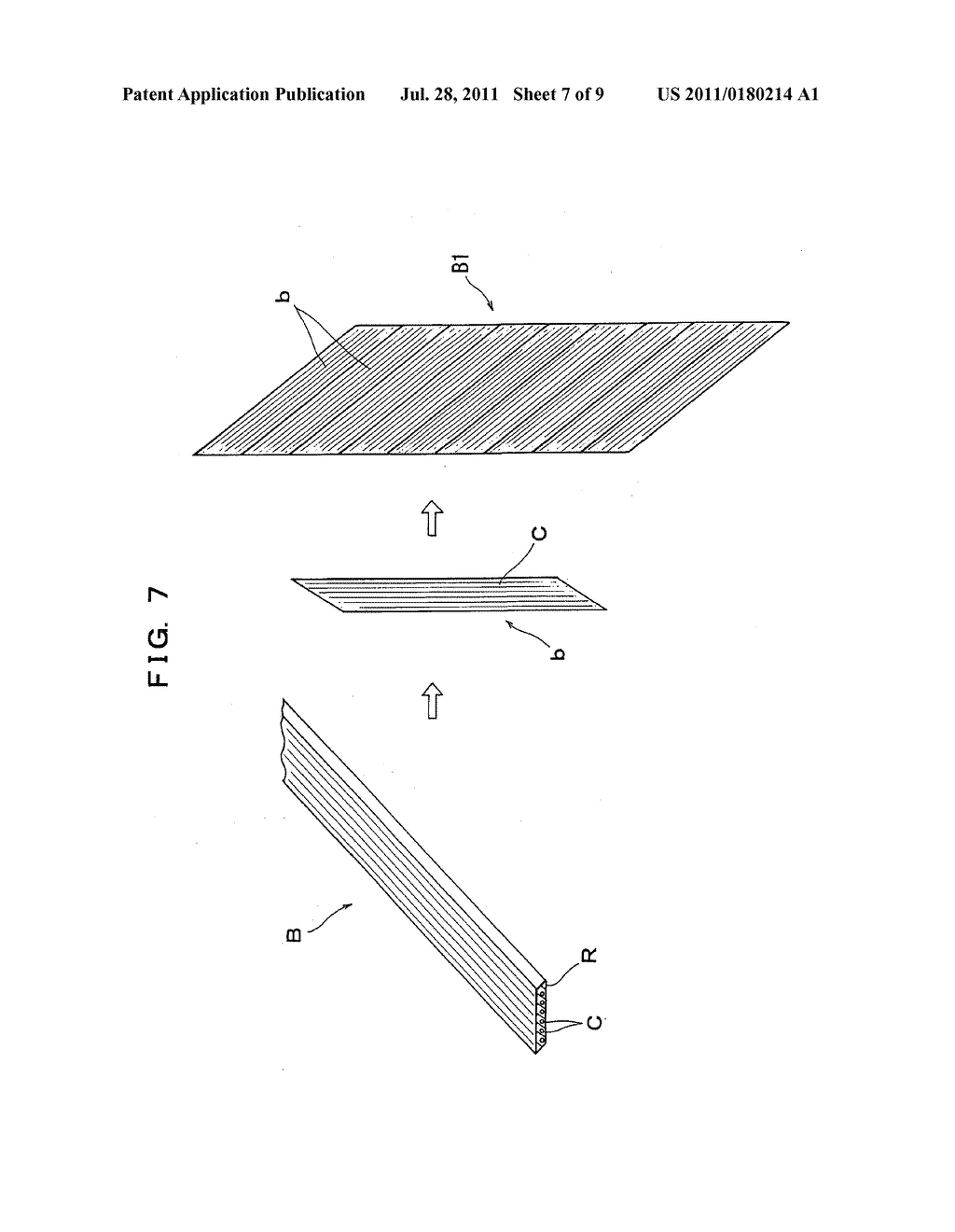 METHOD AND APPARATUS OF ADHERING AND BUILDING BELT MEMBER - diagram, schematic, and image 08