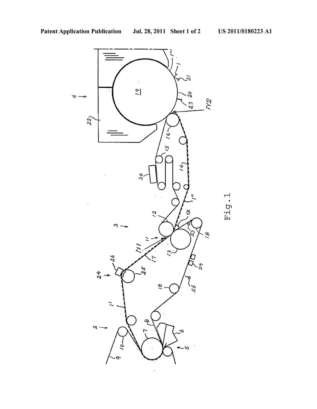 TISSUE PAPERMAKING MACHINE AND A METHOD OF MANUFACTURING A TISSUE PAPER     WEB - diagram, schematic, and image 02