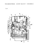 TRAVEL VEHICLE-MOUNTED ENGINE DEVICE diagram and image