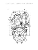 TRAVEL VEHICLE-MOUNTED ENGINE DEVICE diagram and image