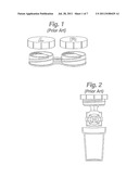 Limited Use, Self-Destructive Contact Lens Case diagram and image