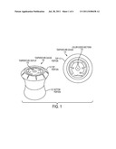 TEMPERATURE GAUGE FOR DISPLAYING THE TEMPERATURE OF A COOKING SURFACE OF     COOKWARE diagram and image