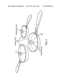 TEMPERATURE GAUGE FOR DISPLAYING THE TEMPERATURE OF A COOKING SURFACE OF     COOKWARE diagram and image