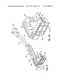 Stapling apparatus for performing anastomosis on hollow organs diagram and image