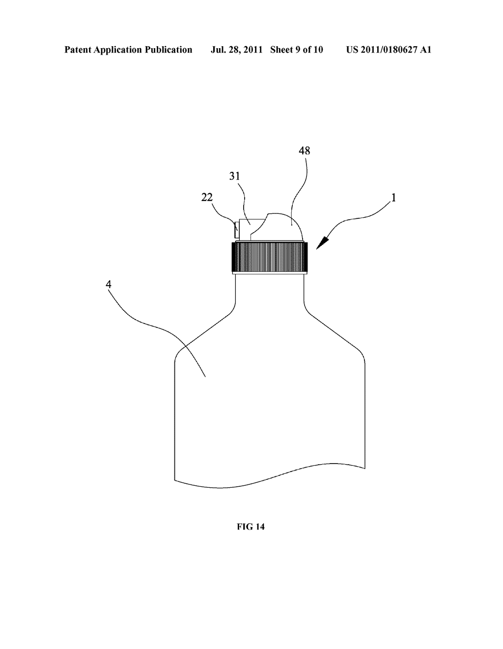 Cap of Spray Mineral Water Bottle and Multifunctional Spray Mineral Water     Bottle - diagram, schematic, and image 10