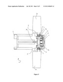 DEVICE FOR SIMULTANEOUS DEPLOYMENT OF THE CONTROL SURFACES OF A PROJECTILE diagram and image