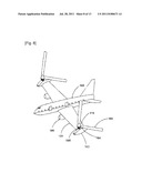 TAKING OFF AND LANDING AIRPLANE USING VARIABLE ROTARY WINGS diagram and image