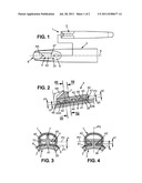 STRUCTURE FOR MOUNTING A CLIP FOR A WRITING IMPLEMENT diagram and image