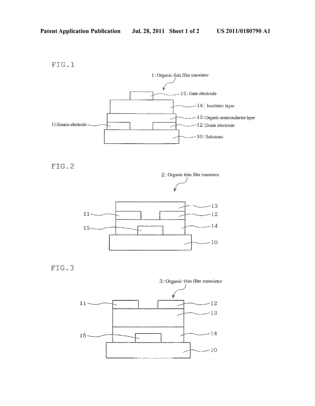 COMPOUND FOR ORGANIC THIN FILM TRANSISTOR AND ORGANIC THIN FILM TRANSISTOR     USING THE SAME - diagram, schematic, and image 02