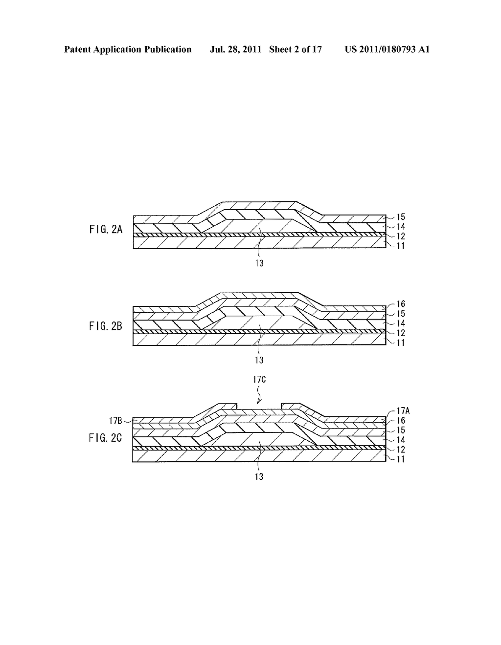 THIN FILM TRANSISTOR, METHOD OF MANUFACTURING THIN FILM TRANSISTOR,     DISPLAY UNIT, AND ELECTRONIC DEVICE - diagram, schematic, and image 03
