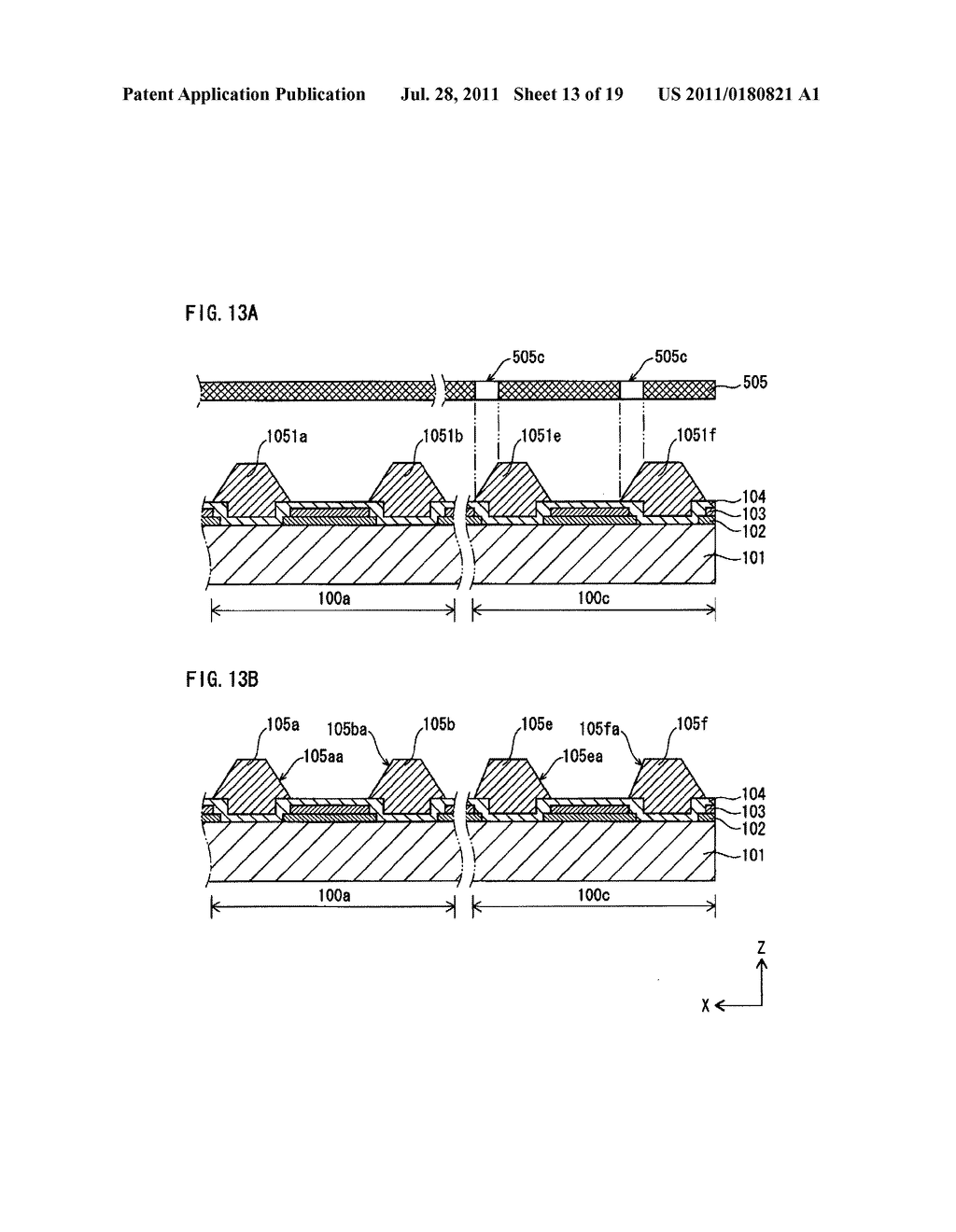 DISPLAY DEVICE AND MANUFACTURING METHOD THEREOF - diagram, schematic, and image 14