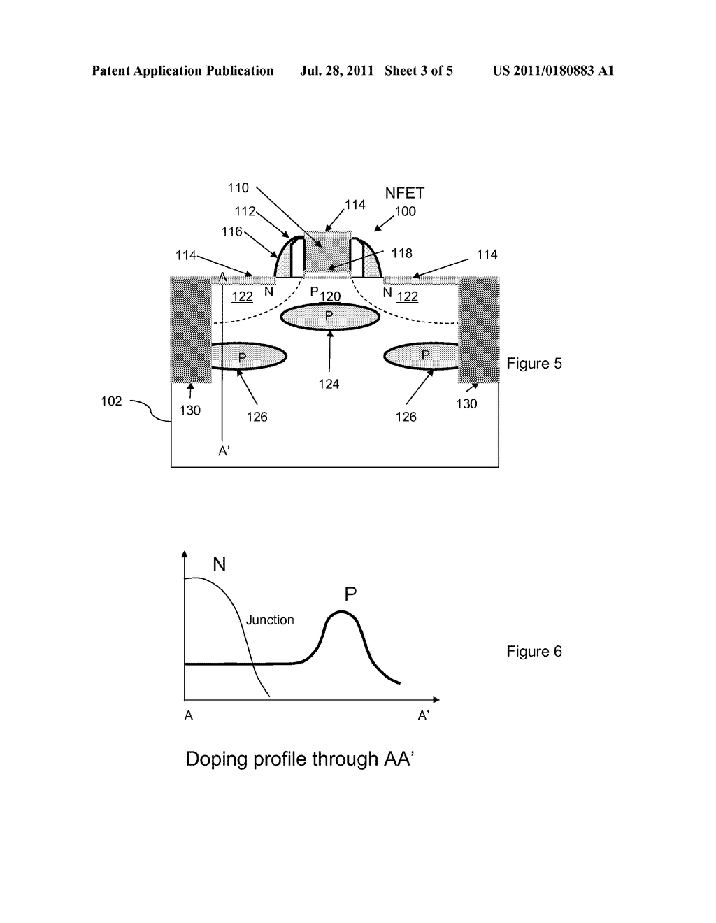 METHOD AND STRUCTURE TO IMPROVE BODY EFFECT AND JUNCTION CAPACITANCE - diagram, schematic, and image 04