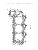 SEALING STRUCTURE USING METAL GASKET diagram and image