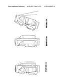 Single Action Collapsing/Expanding Three-Wheeled Golf Cart diagram and image