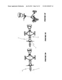 Single Action Collapsing/Expanding Three-Wheeled Golf Cart diagram and image