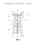 RECONFIGURABLE SEATING DEVICE WITH INTEGRAL DOCUMENT SHELF diagram and image