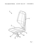 SEAT ASSEMBLY WITH AN ELASTOMER TORSION-SPRING ELEMENT diagram and image