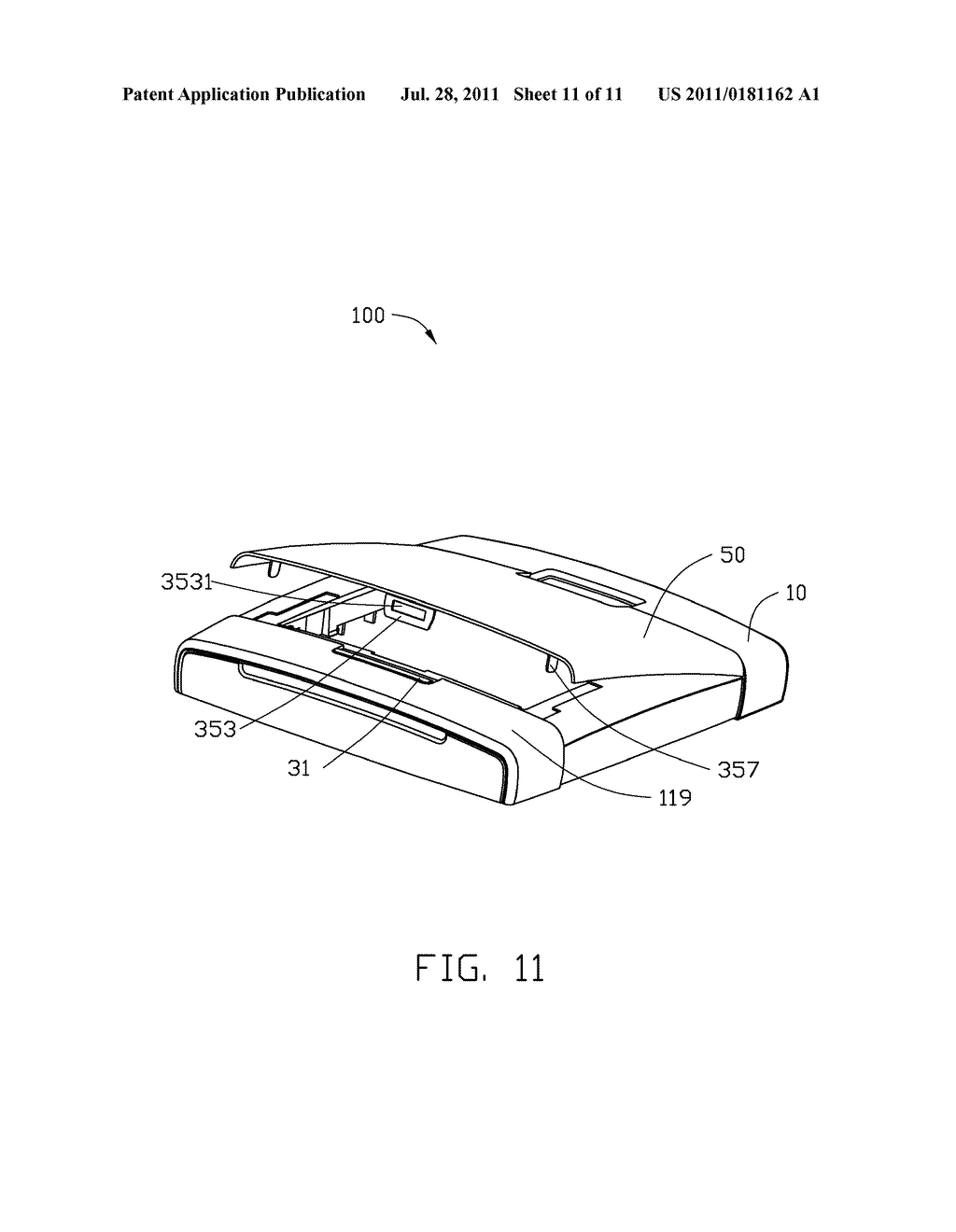 PORTABLE ELECTRONIC DEVICE WITH BATTERY COVER - diagram, schematic, and image 12