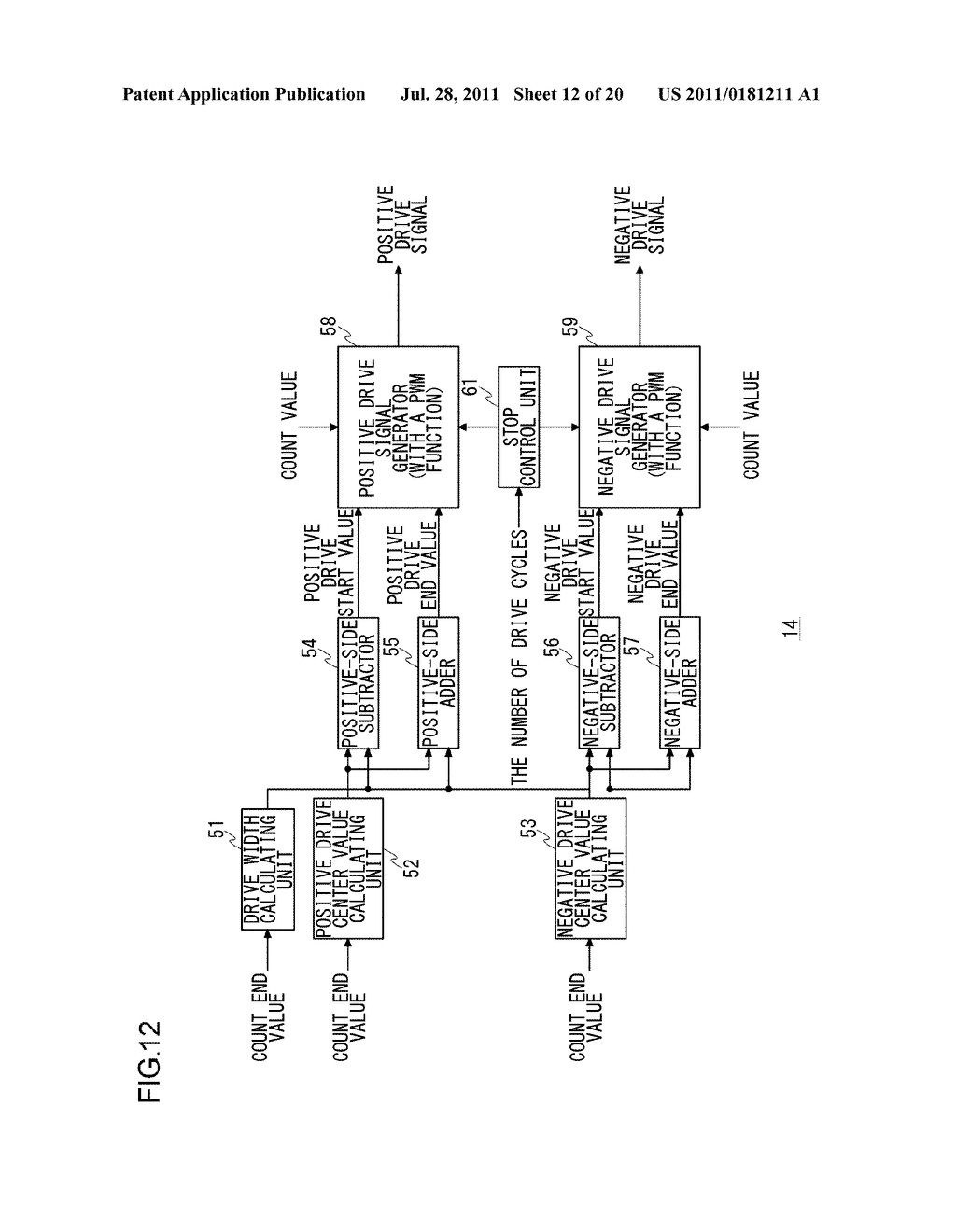 DRIVE CONTROL CIRCUIT FOR LINEAR VIBRATION MOTOR - diagram, schematic, and image 13