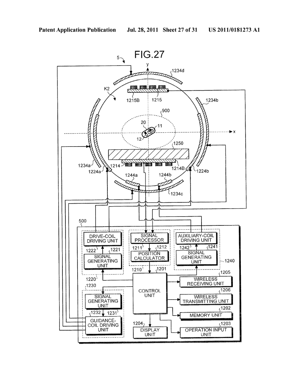 POSITION DETECTING SYSTEM AND POSITION DETECTING METHOD - diagram, schematic, and image 28