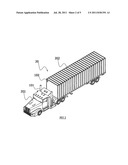 TRACKING DEVICE AND A TRACKING METHOD OF A SHIPPING CONTAINER TRUCK diagram and image