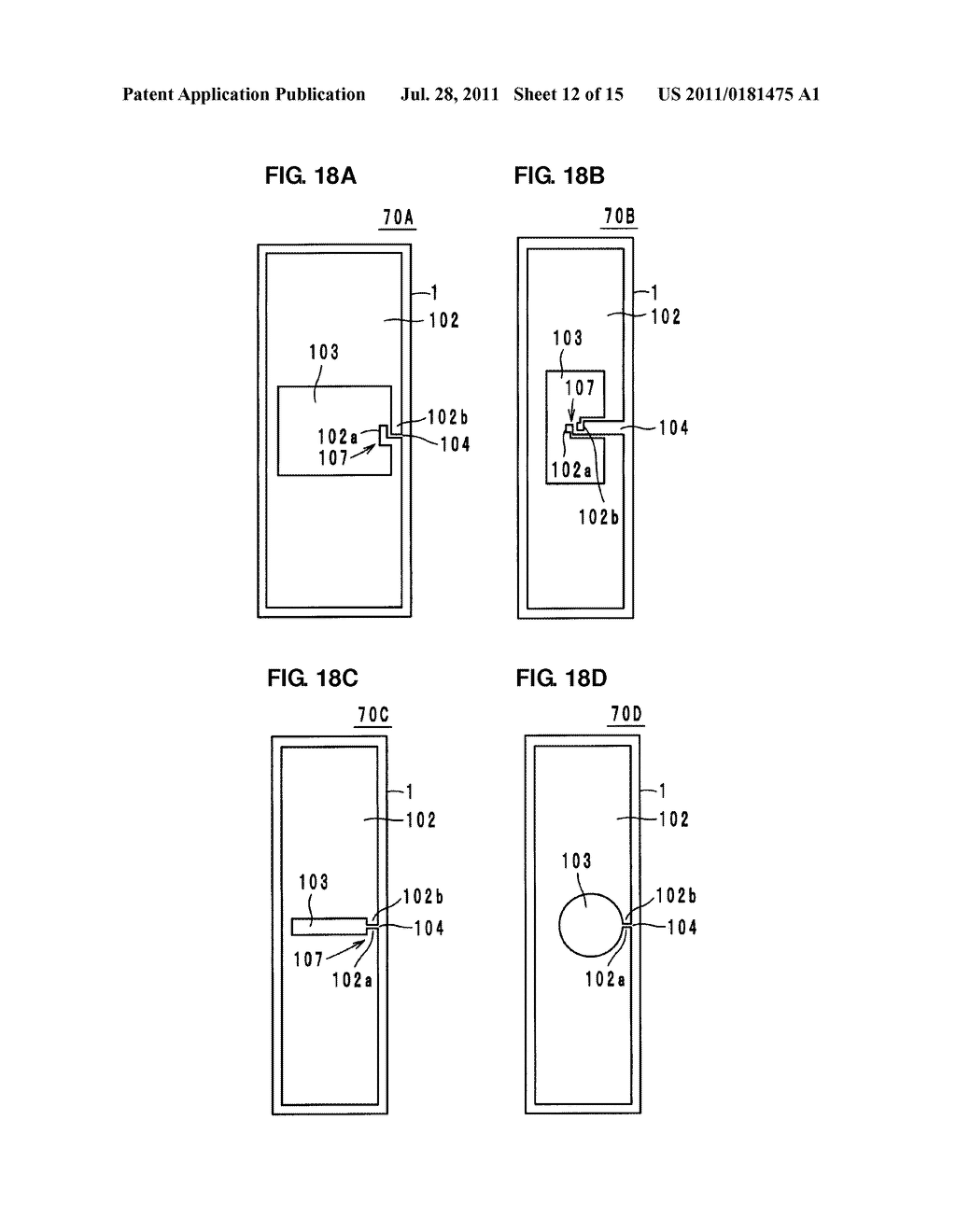 ANTENNA AND WIRELESS IC DEVICE - diagram, schematic, and image 13