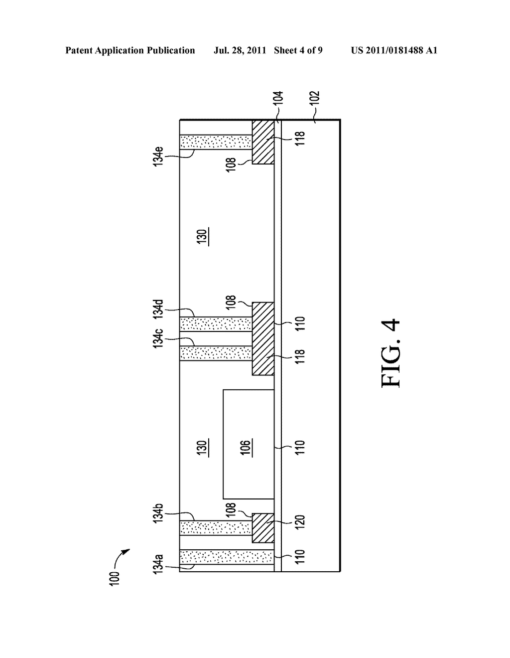 ELECTRONIC DEVICE MODULE WITH INTEGRATED ANTENNA STRUCTURE, AND RELATED     MANUFACTURING METHOD - diagram, schematic, and image 05