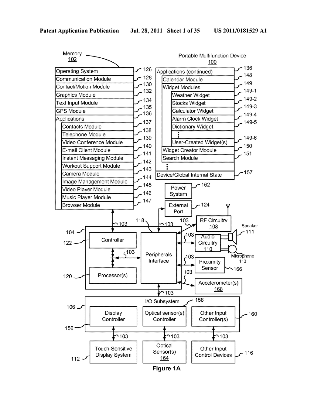 Device, Method, and Graphical User Interface for Selecting and Moving     Objects - diagram, schematic, and image 02