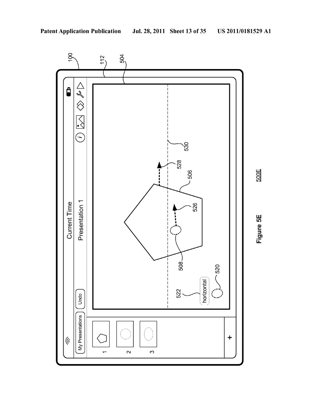 Device, Method, and Graphical User Interface for Selecting and Moving     Objects - diagram, schematic, and image 14