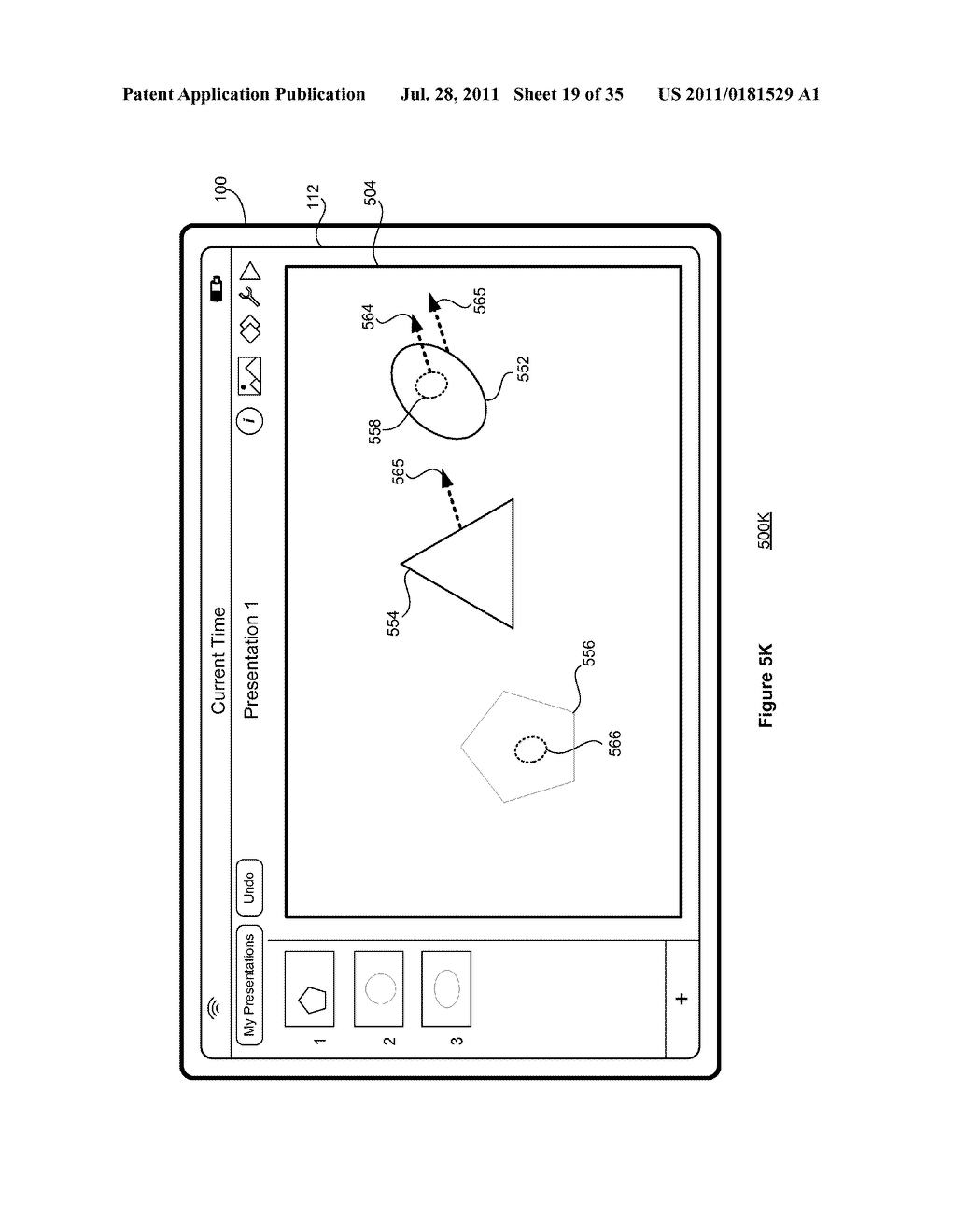 Device, Method, and Graphical User Interface for Selecting and Moving     Objects - diagram, schematic, and image 20