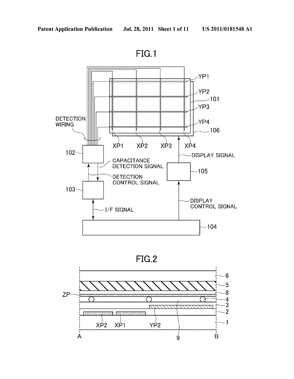 TOUCH PANEL AND DISPLAY DEVICE USING THE SAME - diagram, schematic, and image 02