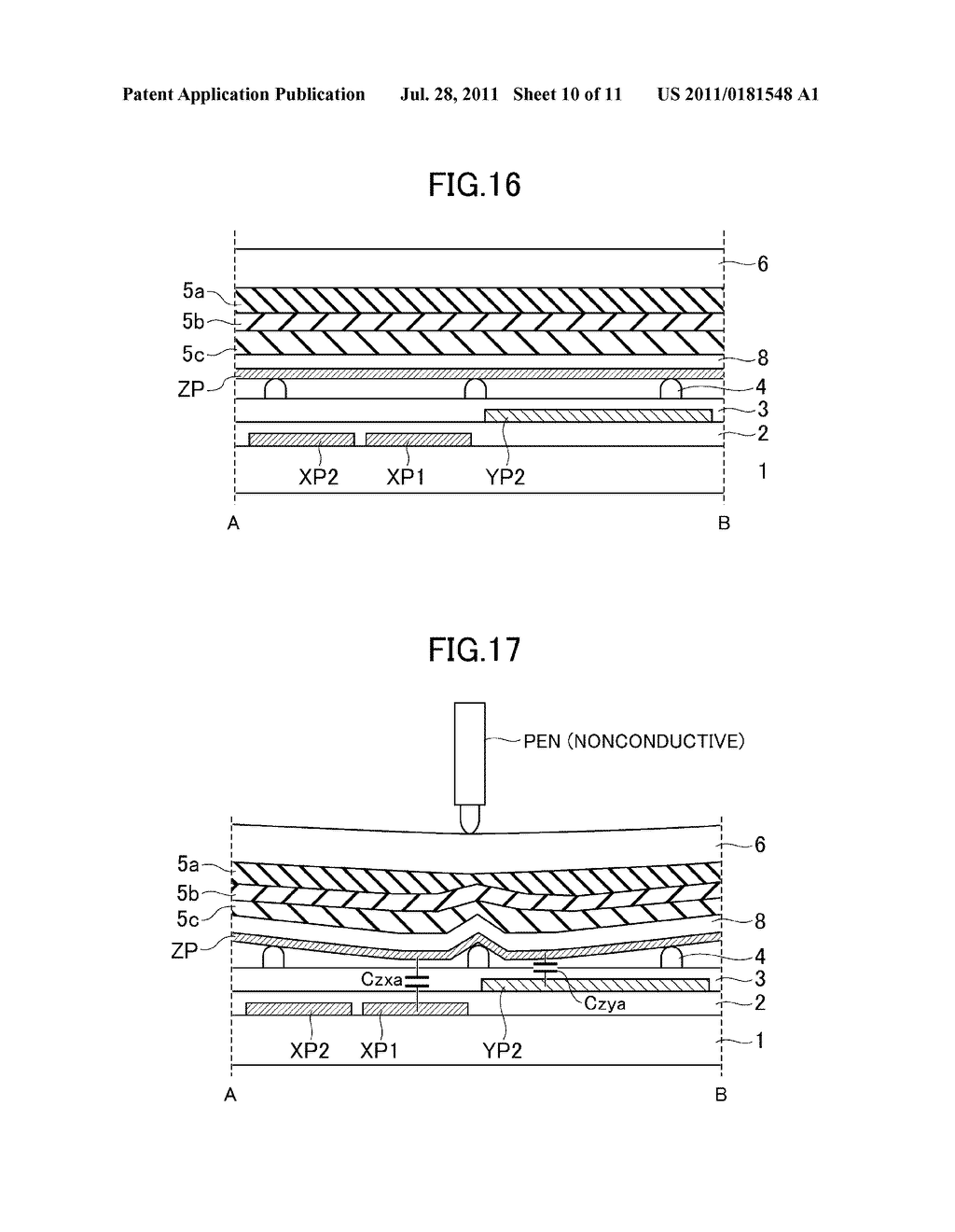 TOUCH PANEL AND DISPLAY DEVICE USING THE SAME - diagram, schematic, and image 11